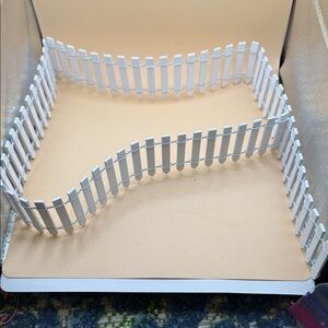 Elegant White crafting fencing